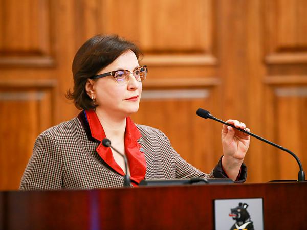Выступление директора ИВЭП ДВО РАН, доктора биологических наук М.В. Крюковой