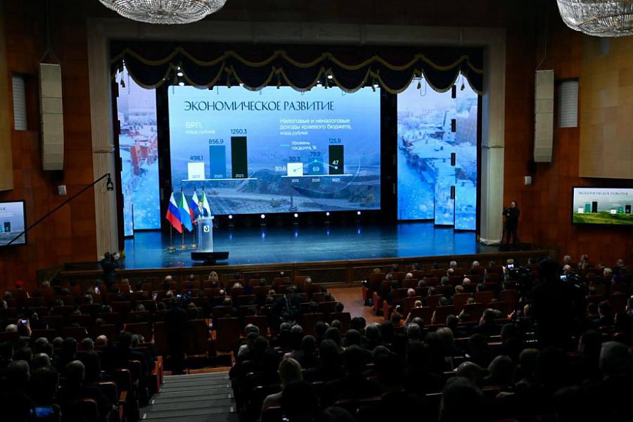 На расширенном заседании правительства обсудили итоги и направления 
социально-экономического развития территории и задачи на 2024 год